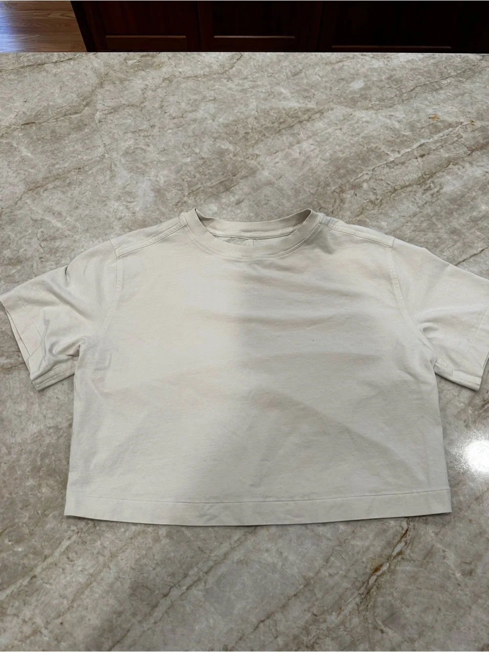 Lululemon All Yours organic cotton-blend Cropped Tee